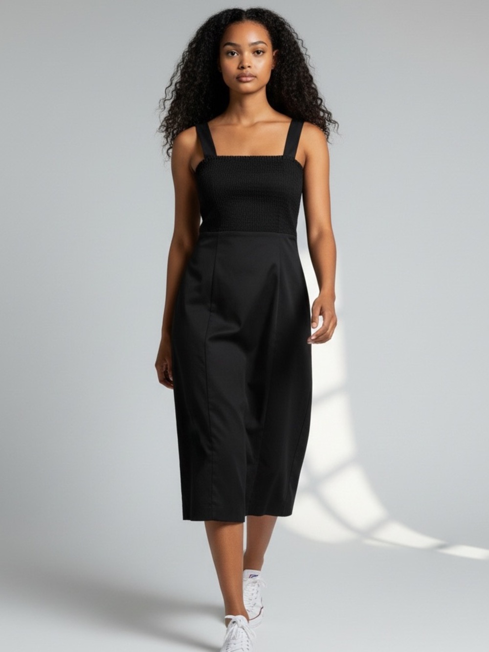 NWT Ann Taylor Black Midi Sheath Dress Size 2 Classic Career Cocktail